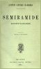 [Gutenberg 56947] • Semiramide / Racconto babilonese